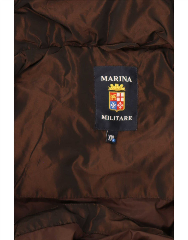 Palton căptușit pentru femei Marina Militare UK 20 2XL Maro Poliester