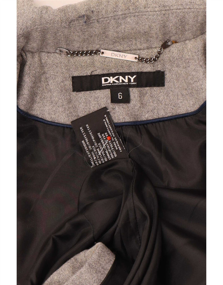 Palton Dkny pentru femei US 6 Medium Gri Lână