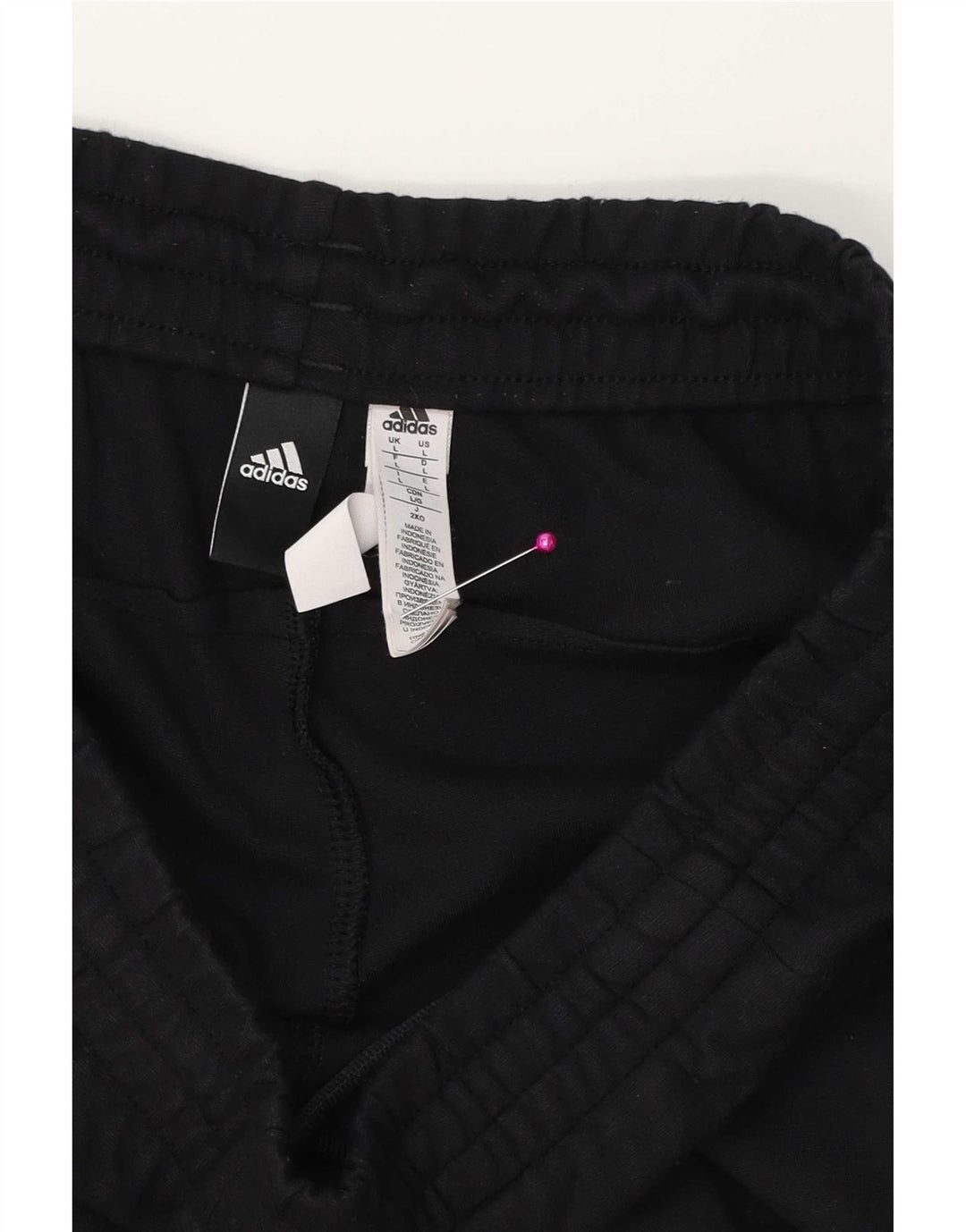 Pantaloni de trening Adidas pentru bărbați, mari, negru, bumbac
