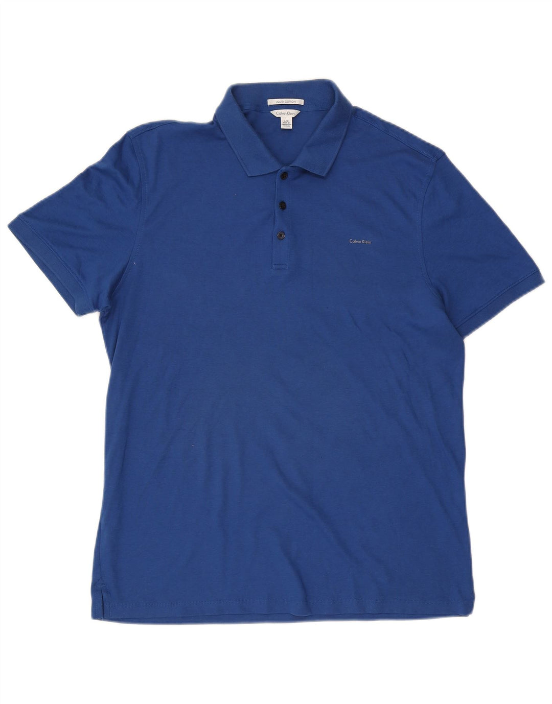 Cămașă polo CALVIN KLEIN pentru bărbați, mare, albastru, bumbac