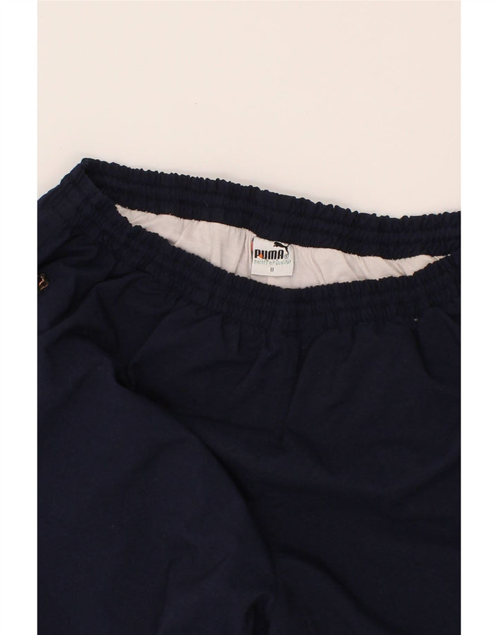 PUMA Womens Tracksuit Trousers Joggers UK 8 Small Navy Blue Polyester Vintage Puma and Second-Hand Puma from Messina Hembry 