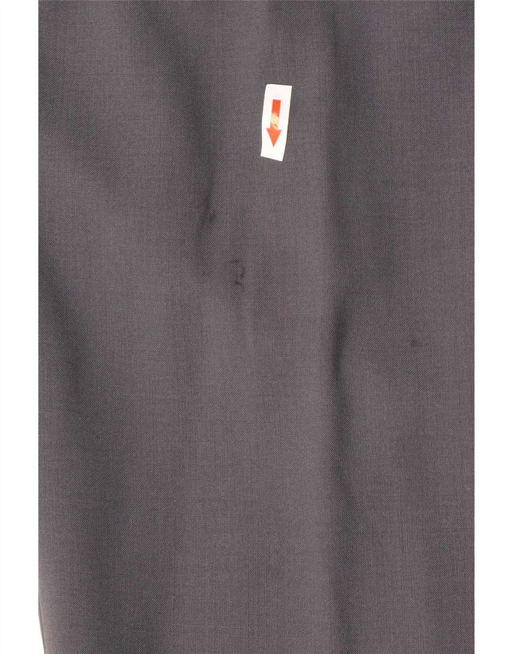 Marks & Spencer Pantaloni drepți pentru bărbați L36 L29 Lână nouă gri