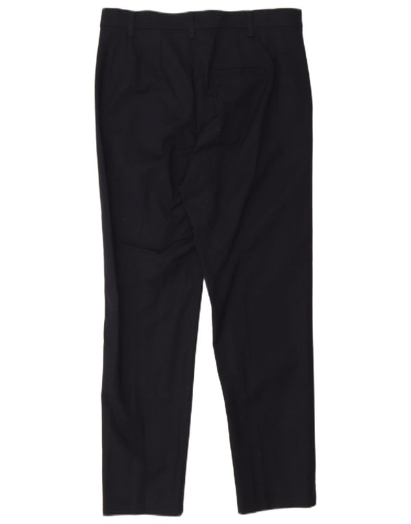 Marks & Spencer Pantaloni slim casual pentru femei UK 12 Medium W30 L26 Bleumarin