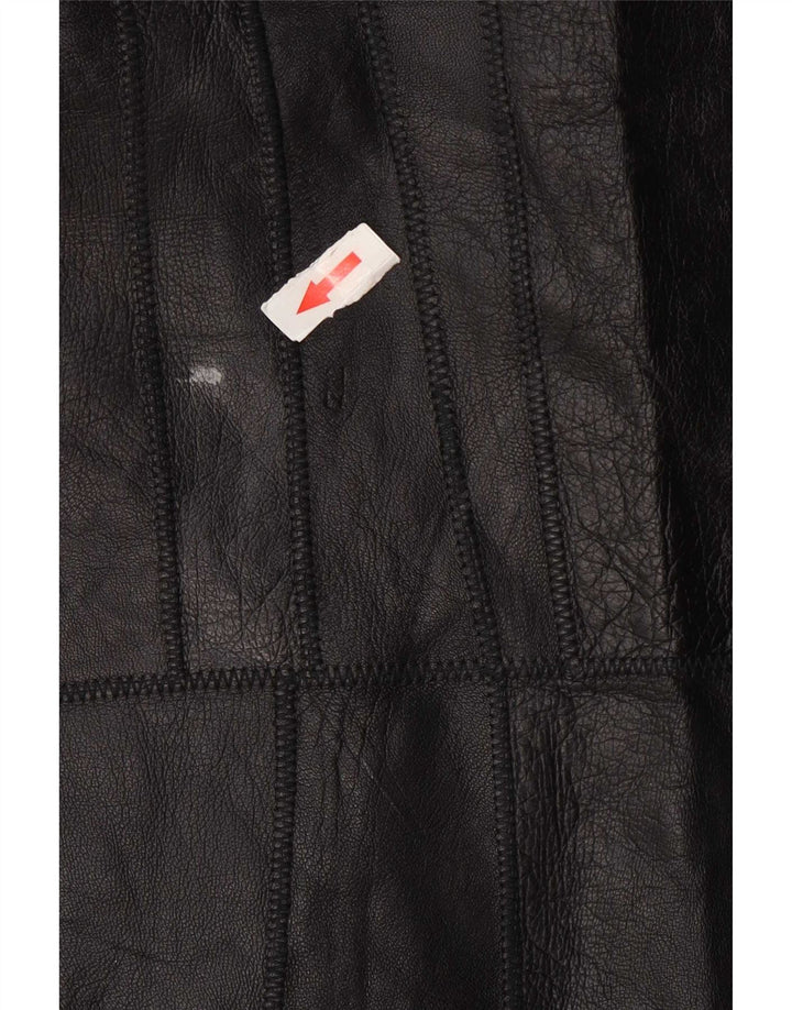 Fusta din piele vintage pentru femei W28 Small Black