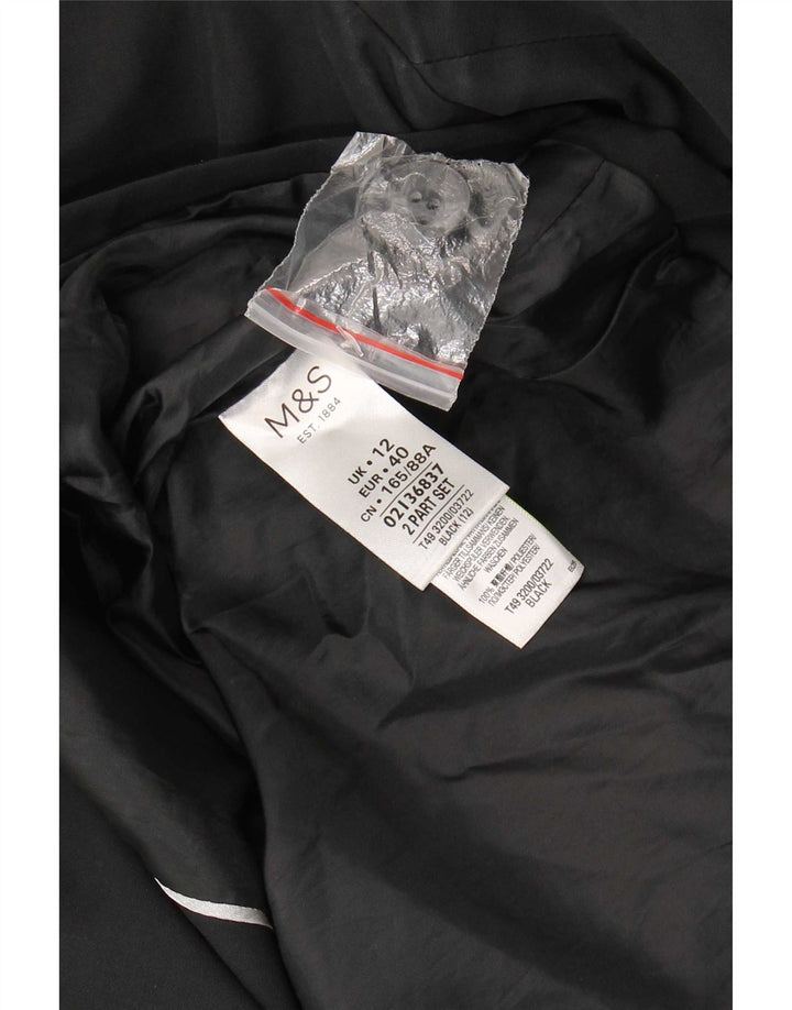 Trench pentru femei Marks & Spencer UK 12 Poliester mediu negru