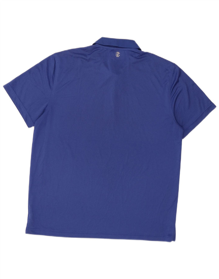 Tricou polo Izod pentru bărbați, mare, albastru, poliester