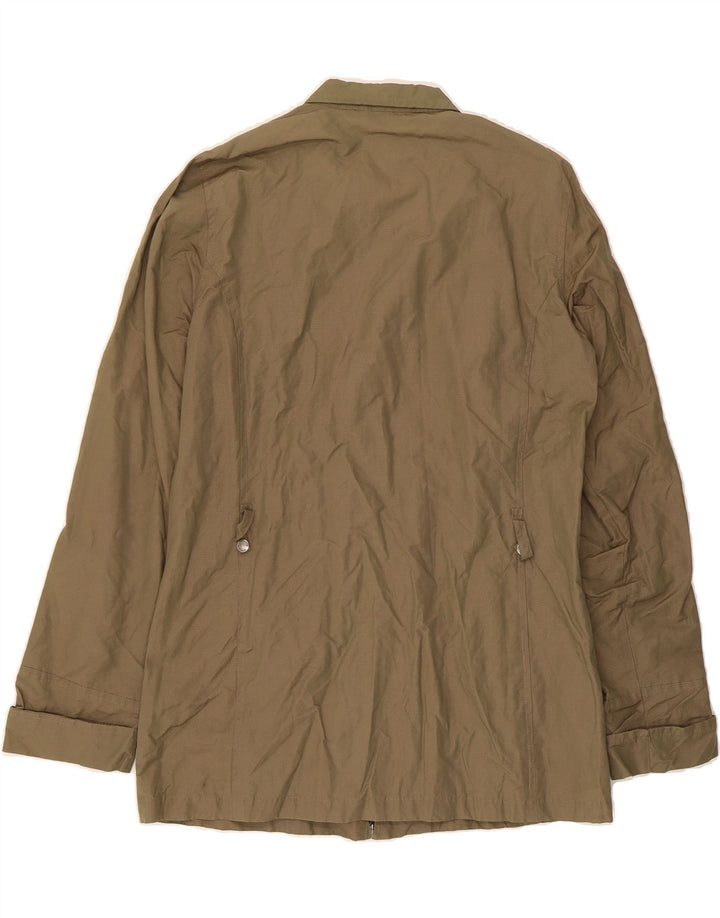 INVICTA Womens Rain Jacket UK 18 XL Khaki Cotton Vintage Invicta and Second-Hand Invicta from Messina Hembry 