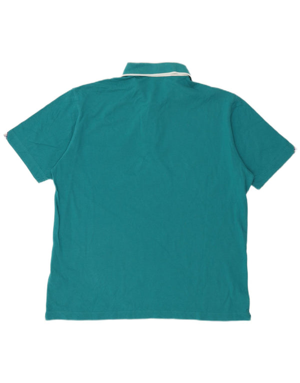 Cămașă polo Navigare pentru bărbați, bumbac turcoaz 4XL