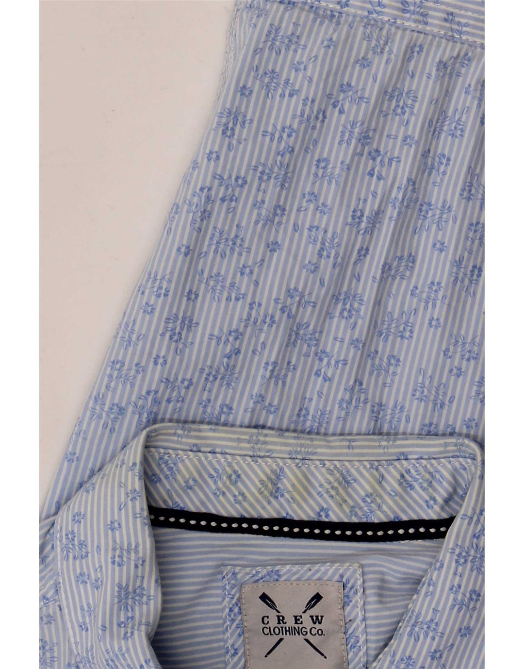 Crew Clothing Cămașă pentru bărbați Bumbac Floral Albastru Mediu
