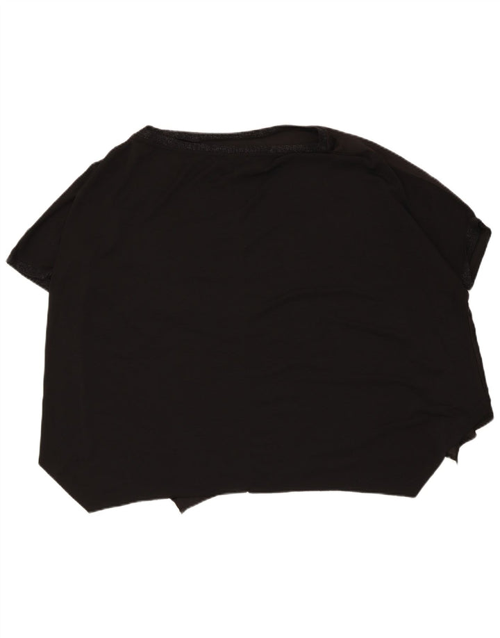 Bluză supradimensionată pentru femei Zara UK 14 Medium Negru