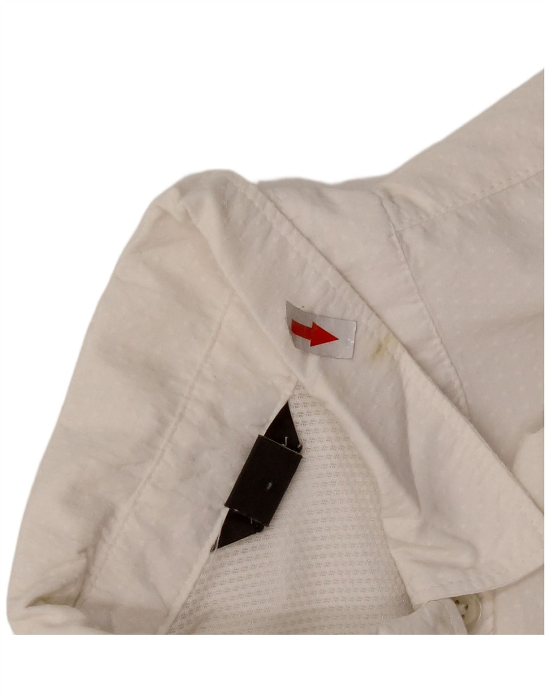 Bluză cămașă pentru femei EDDIE BAUER UK 10 Nylon cu pete albe mici