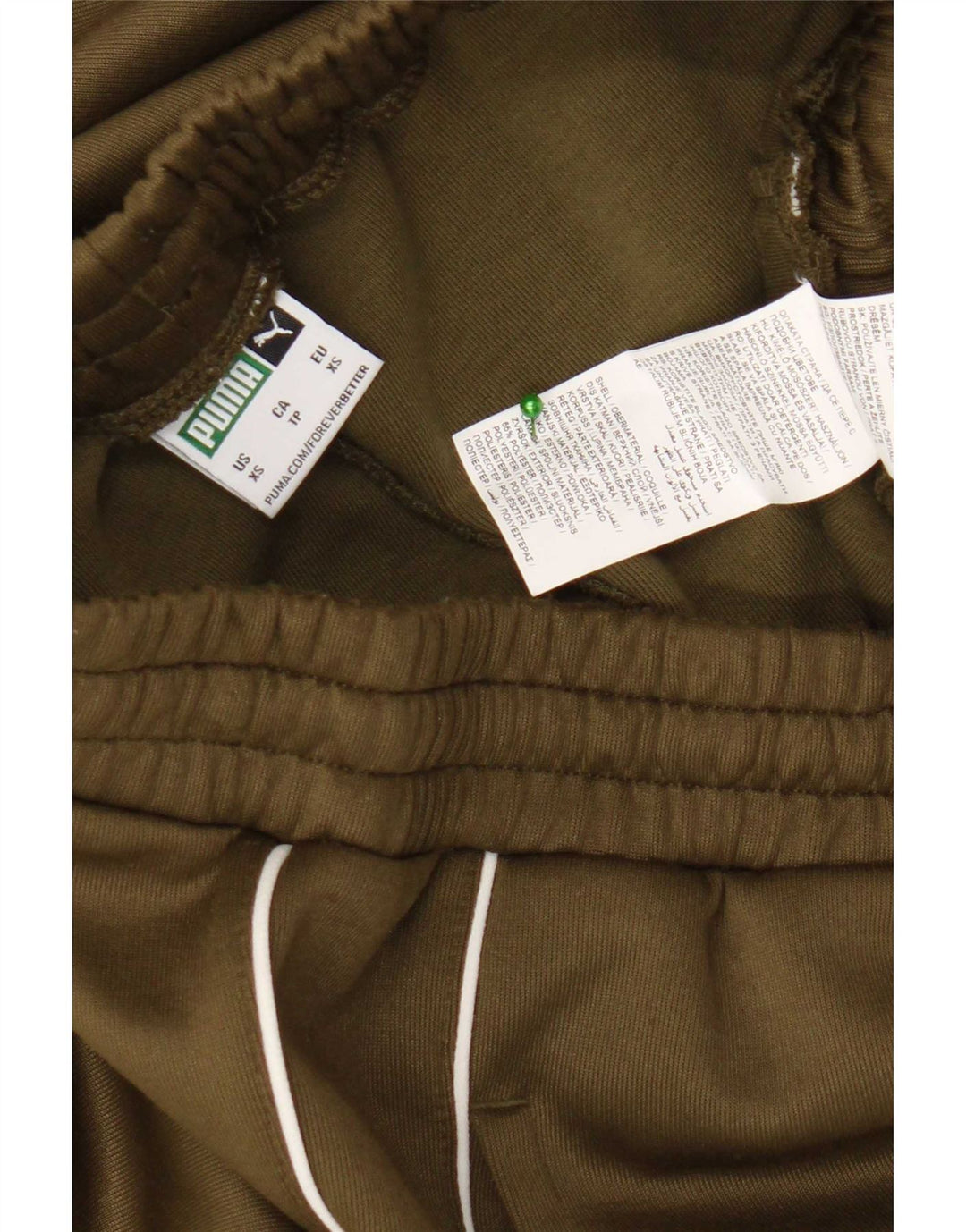 Pantaloni de trening pentru bărbați Puma Pantaloni de jogging XS Kaki Poliester