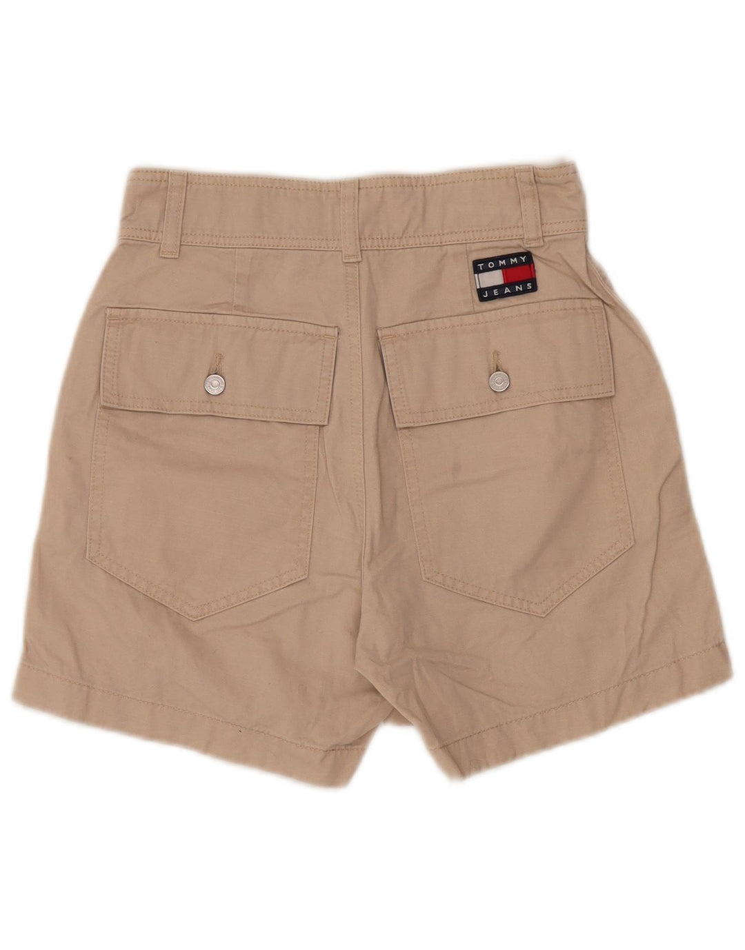 Pantaloni scurti cargo pentru femei Tommy Hilfiger W26 Small Beige