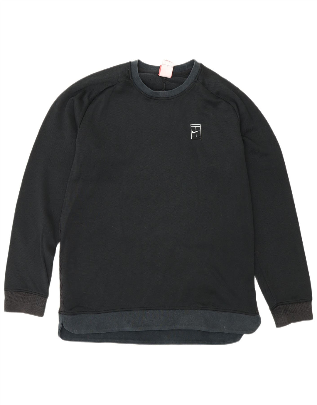 Pulover Nike pentru bărbați, bumbac mediu negru