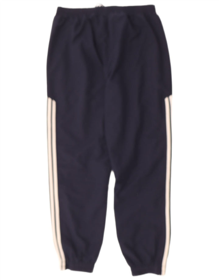 ADIDAS Mens Tracksuit Trousers Joggers Large  Navy Blue Polyester