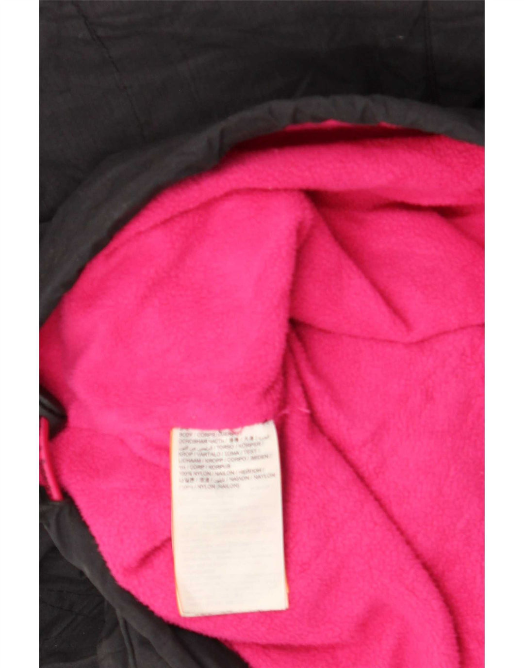 Superdry Windcheater Graphic Windbreaker Jacket pentru femei UK 16 Large Black