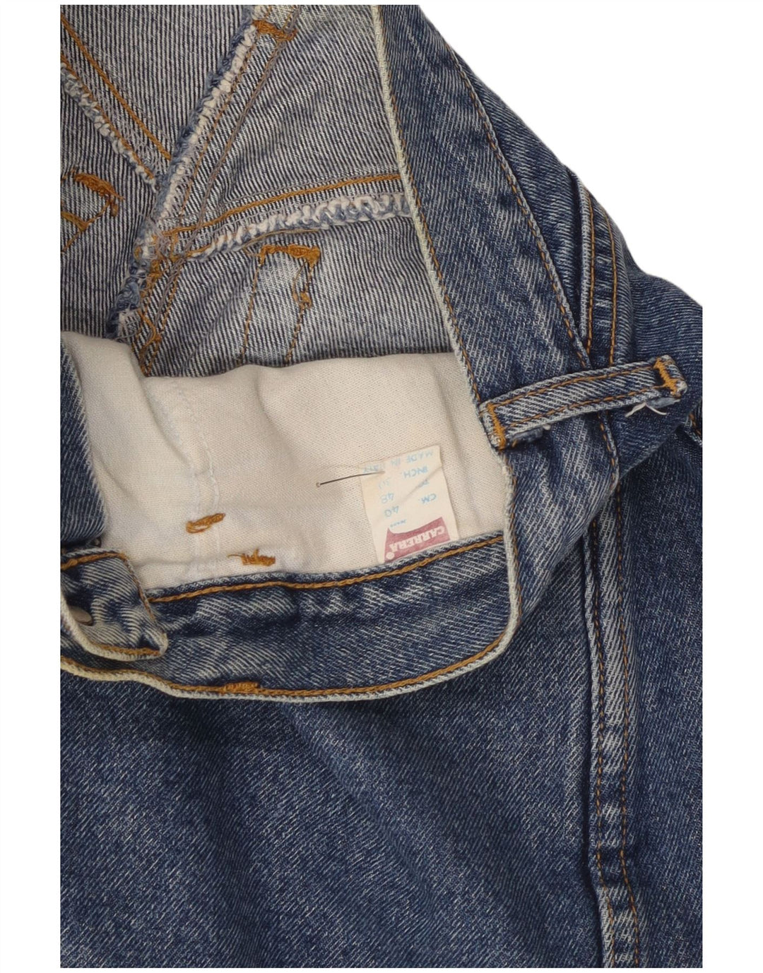 Fusta Midi Denim Carrera W30 Bumbac Albastru Mediu
