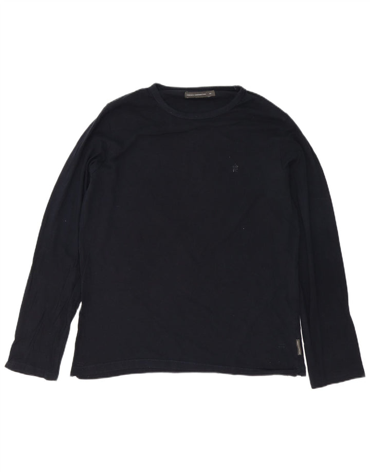 Top pentru bărbați French Connection cu mânecă lungă, XL, bleumarin, bumbac