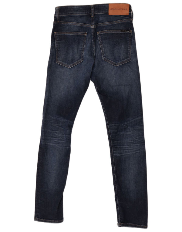 Blugi skinny pentru bărbați Calvin Klein W30 L30 bumbac bleumarin