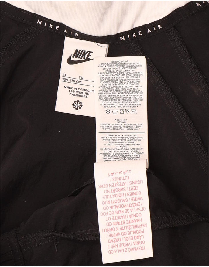 Jachetă de trening cu grafică Nike pentru băieți, 13-14 ani, XL, nailon negru