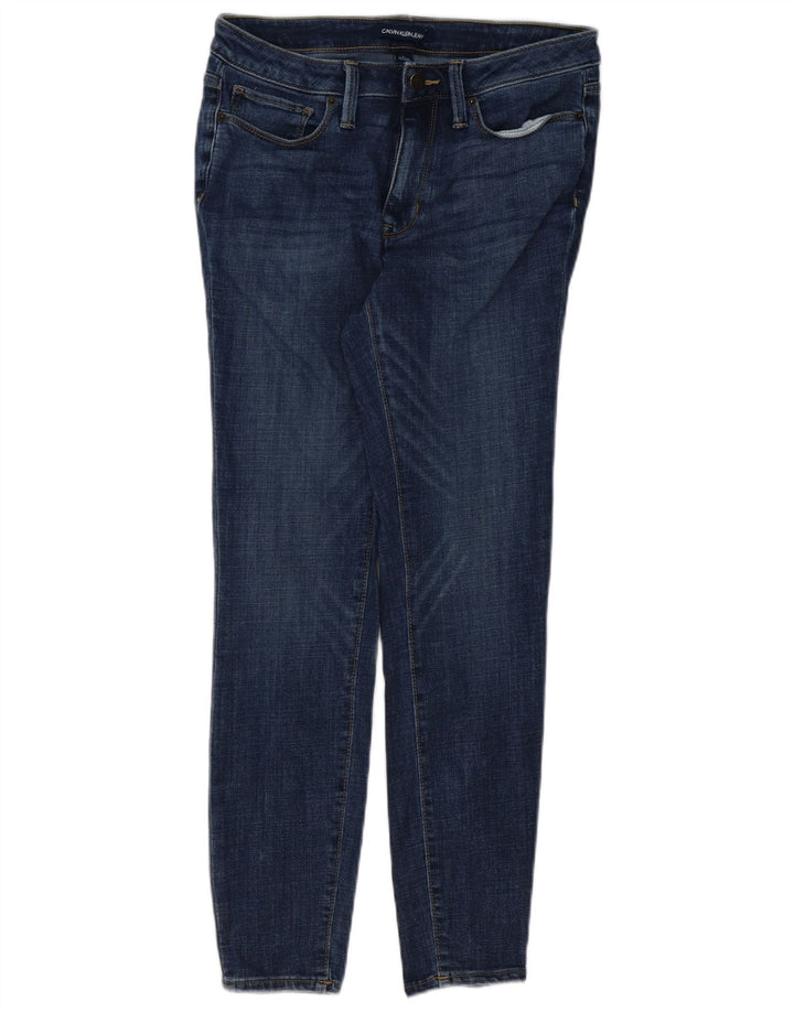 CALVIN KLEIN Blugi skinny pentru femei US 8 Medium W30 L28 Bumbac albastru