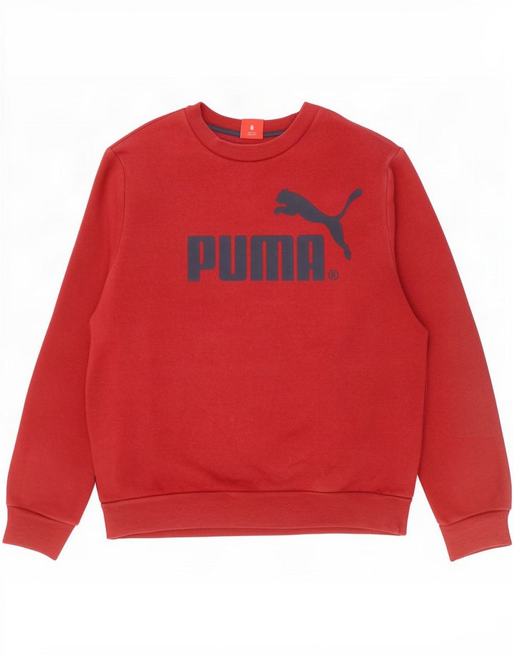 Pulover grafic pentru bărbați Puma, roșu mare