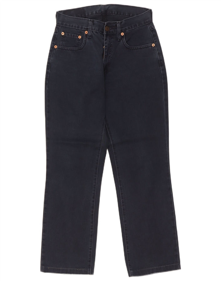 Blugi drepti pentru femei Levi's 595 W28 L27 Bumbac bleumarin