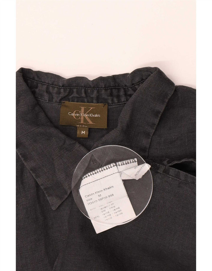 Cămașă kakis Calvin Klein pentru femei UK 12, in gri mediu