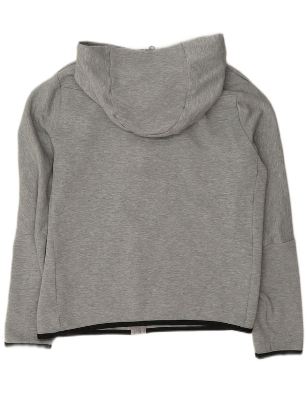 Pulover Nike pentru băieți, cu fermoar, 13-14 ani, XL, bumbac cu pete gri