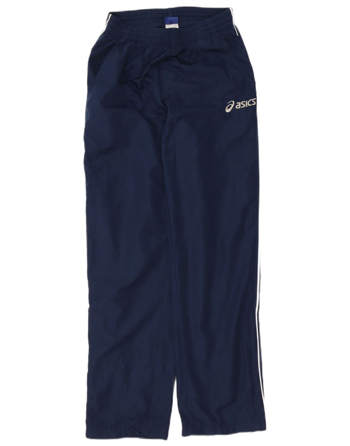 Pantaloni de vânt pentru bărbați Asics XS bleumarin poliester sport