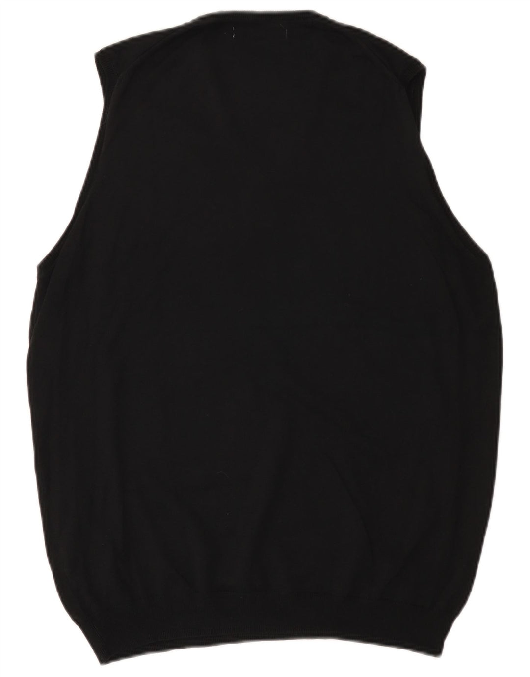 Zara Barbati Basic Vest Tank Top Mare Bumbac Negru