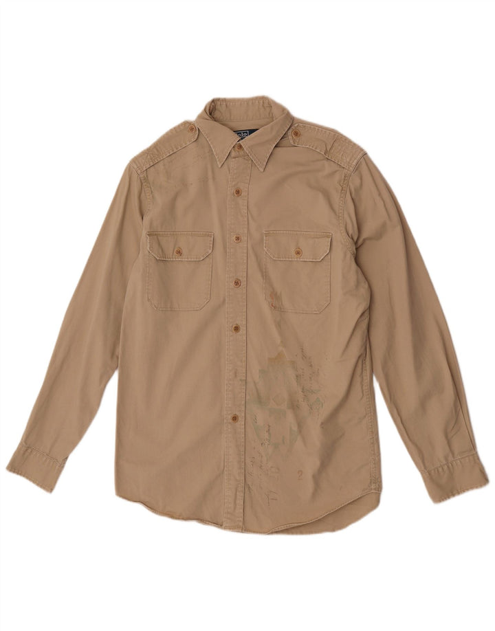 Cămașă Polo Ralph Lauren pentru bărbați, bumbac, bej mediu