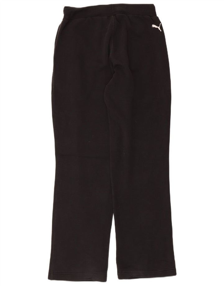Pantaloni de trening Puma Graphic pentru bărbați, bumbac mediu negru