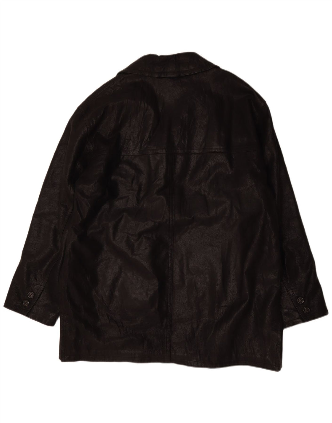 Jachetă de piele pentru bărbați Brooklyn UK 44 2XL Negru