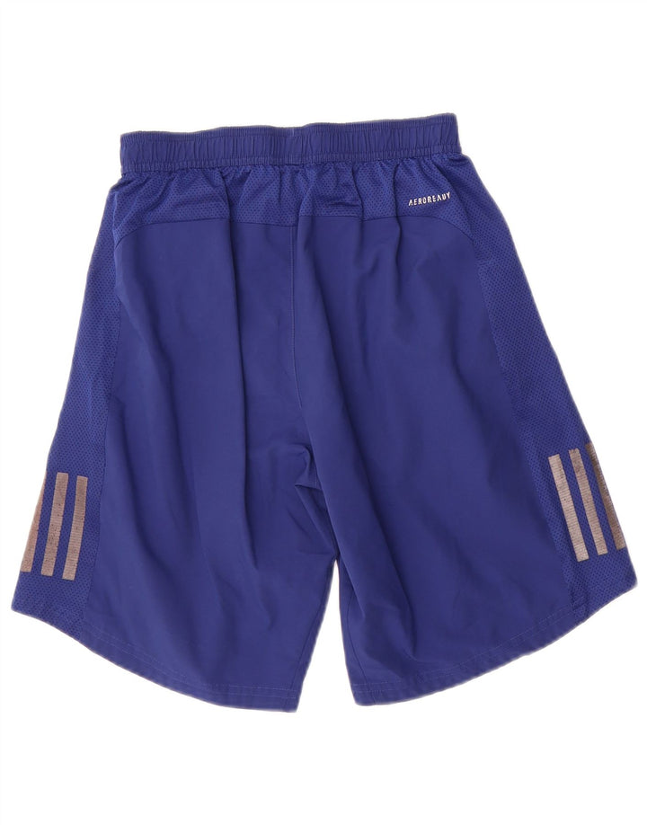 Pantaloni scurți sport pentru bărbați Adidas Primegreen, poliester, albastru mic