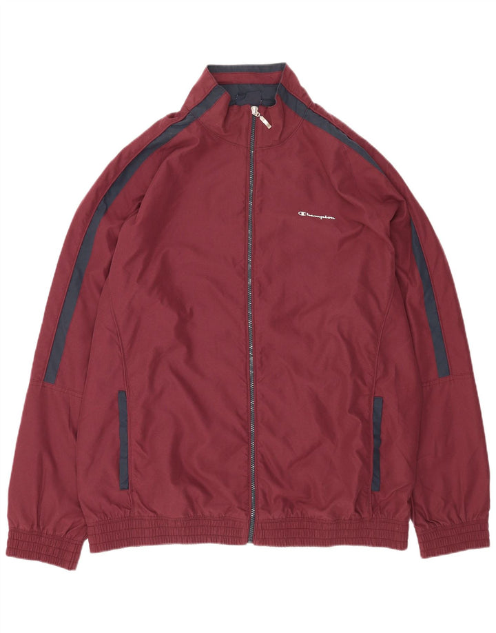 Jachetă de vânt pentru bărbați Champion UK 46 3XL Bordeaux Poliester color bloc