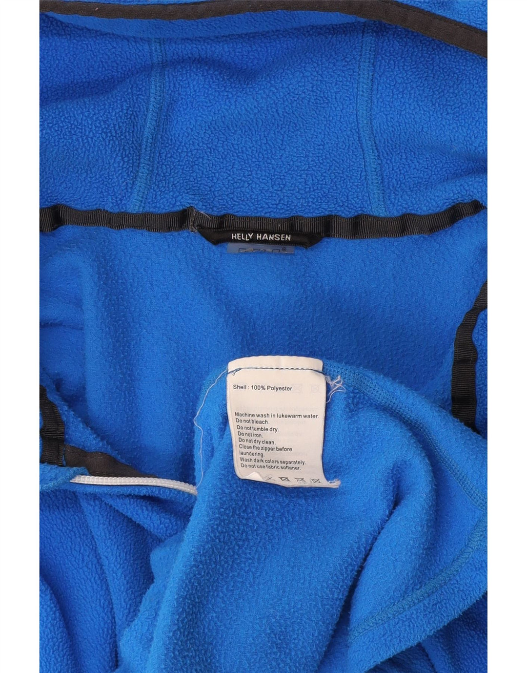 Jachetă polară cu glugă pentru femei Helly Hansen UK 14 Poliester albastru mediu