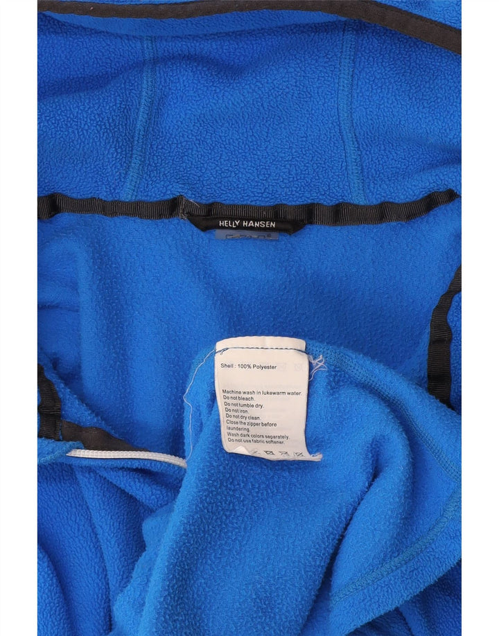 Jachetă polară cu glugă pentru femei Helly Hansen UK 14 Poliester albastru mediu