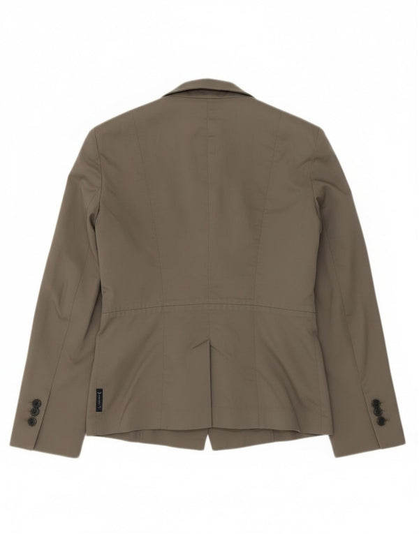 Jachetă Blazer pentru Damă Armani Jeans cu 2 Nasturi EU 40 Bumbac Gri Mediu