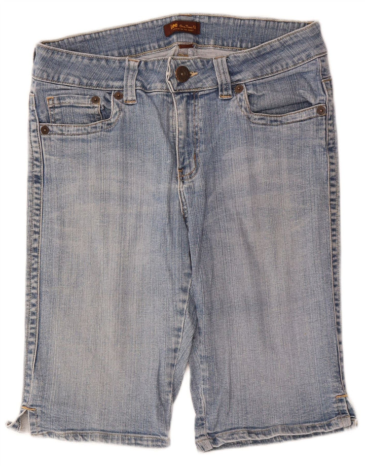 Pantaloni scurți din denim LEE pentru femei US 11/12 Large W32 Blue Bumbac