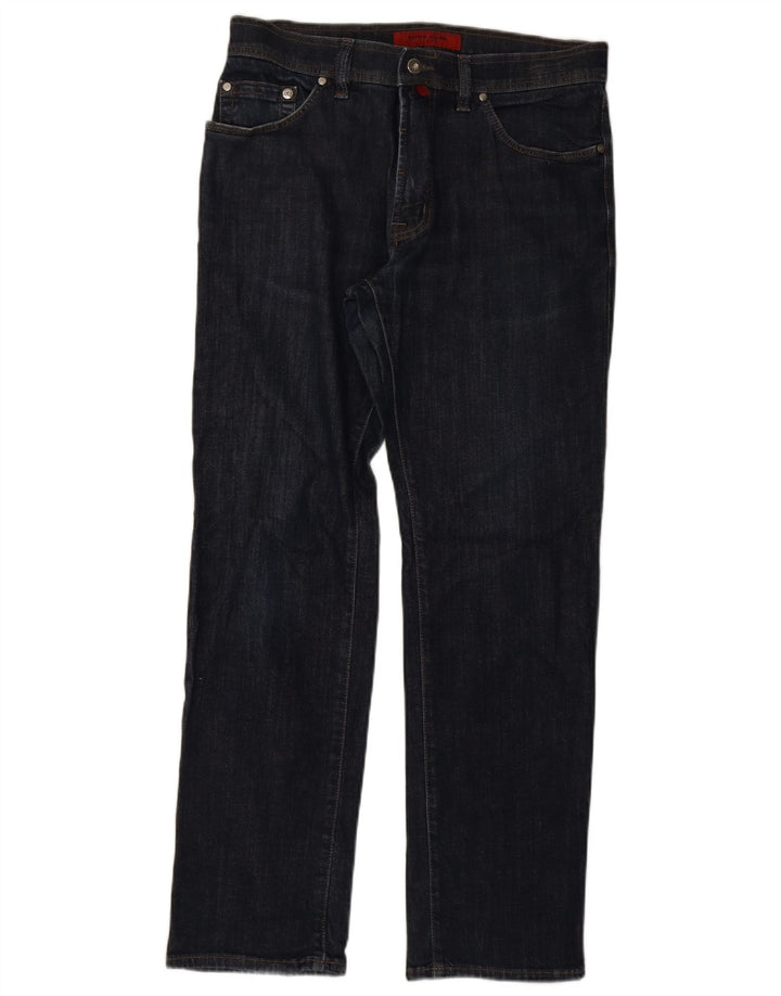 Jeans drept bărbați Pierre Cardin W34 L32 bleumarin
