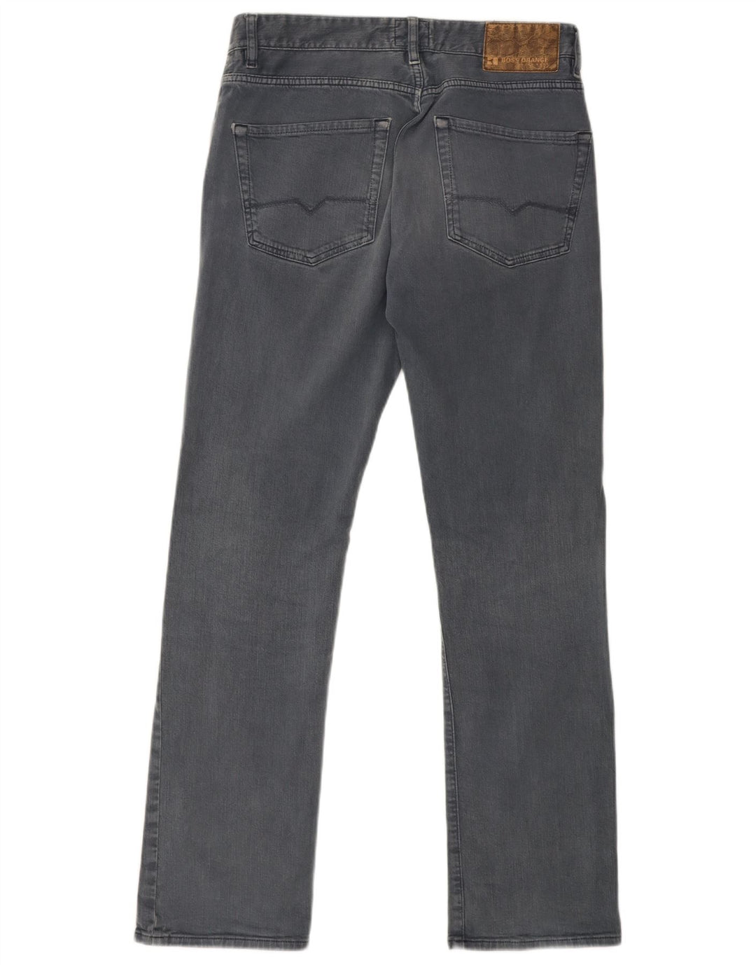 HUGO BOSS Mens Straight Jeans W31 L32 Blue Cotton