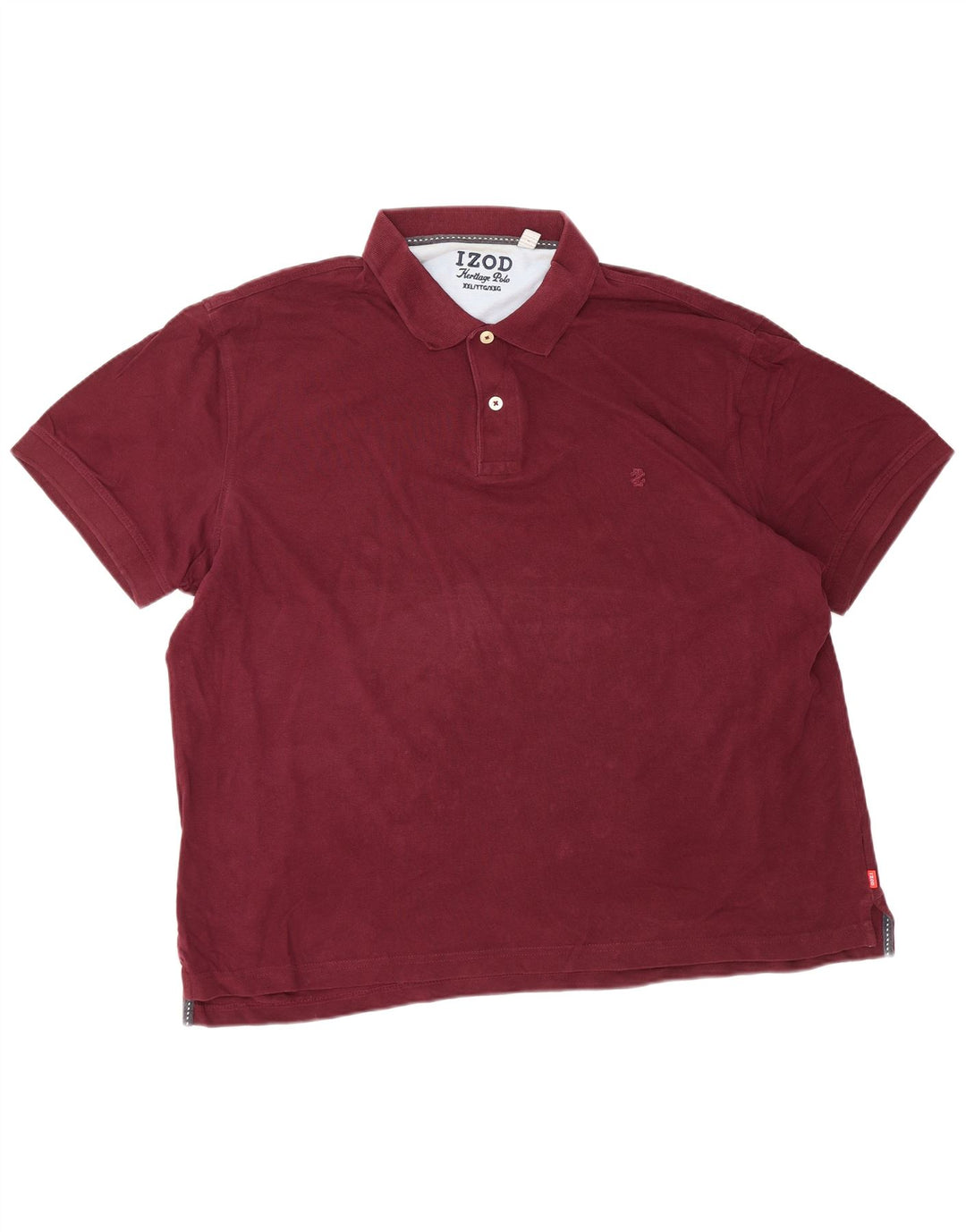 Tricou polo IZOD Herritage Fit pentru bărbați, 2XL, burgundă