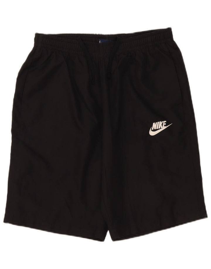 Pantaloni scurți sport Nike pentru bărbați, mari, negru, poliester