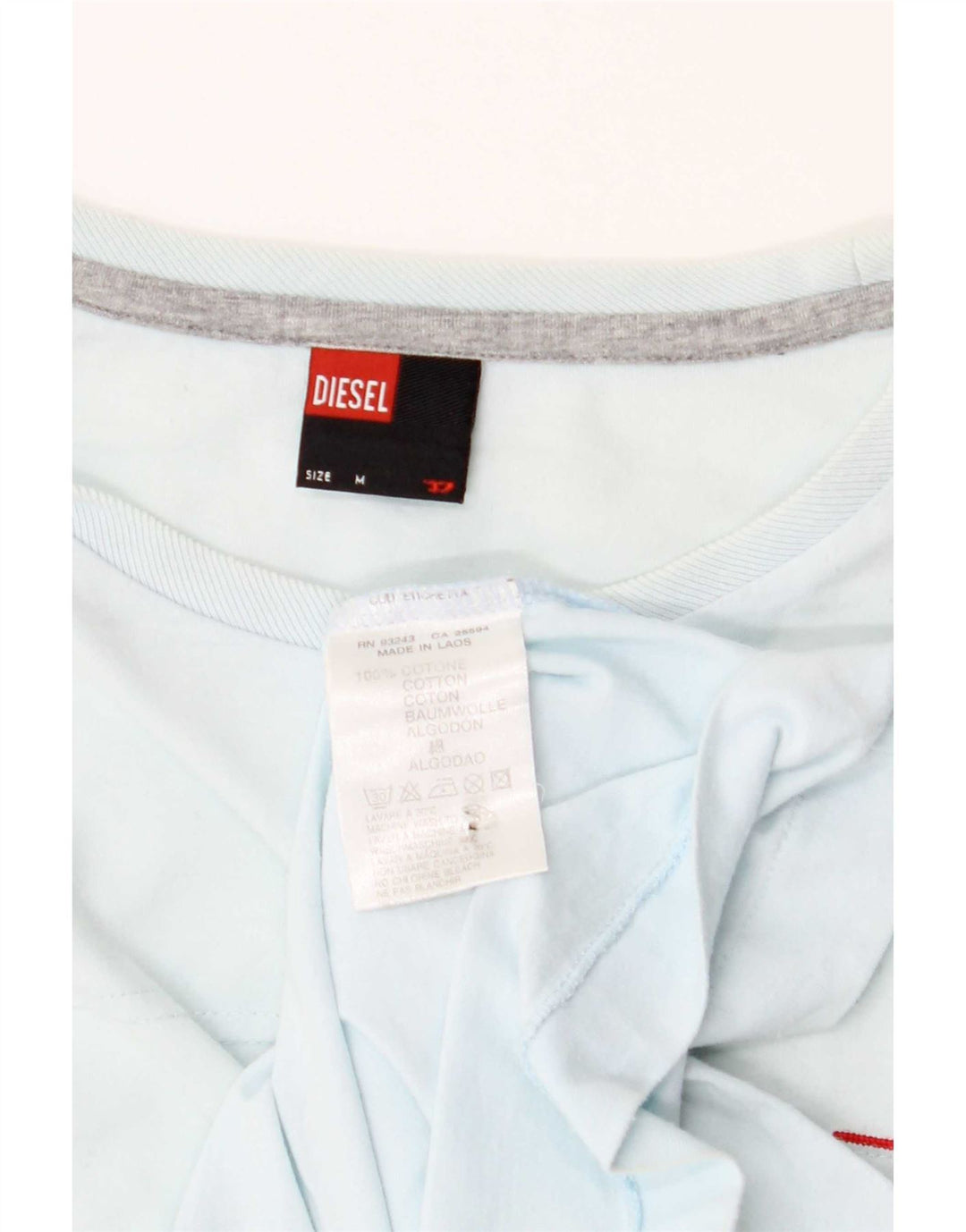 Tricou pentru bărbați Diesel Top Medium Blue Bumbac