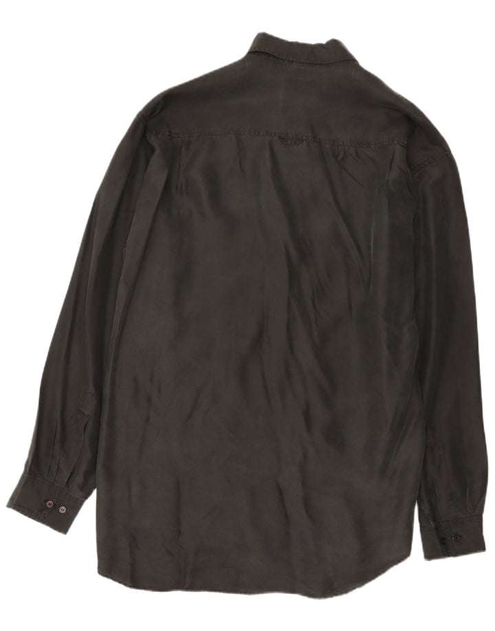 Cămașă pentru bărbați Arpino Mărimea 39/40 Mătase Neagră Medie