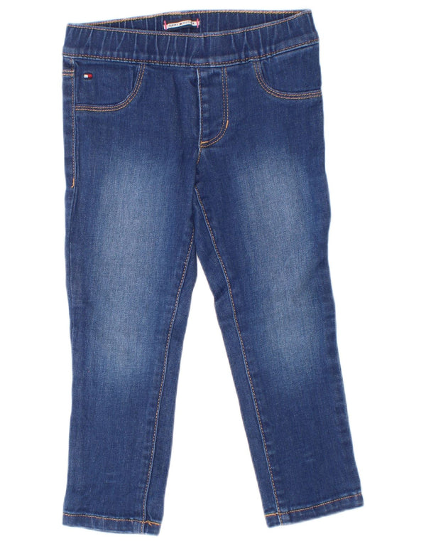 Blugi Jegging Fete Tommy Hilfiger 2-3 Ani L20 L15 Bumbac Albastru