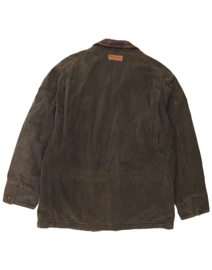 MARLBORO CLASSICS Jachetă utilitare pentru bărbați UK 38 Medium Khaki Colorblock