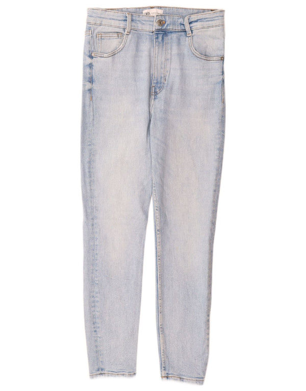 Blugi skinny dama Zara EU 40 Medium W30 L27 Bumbac albastru