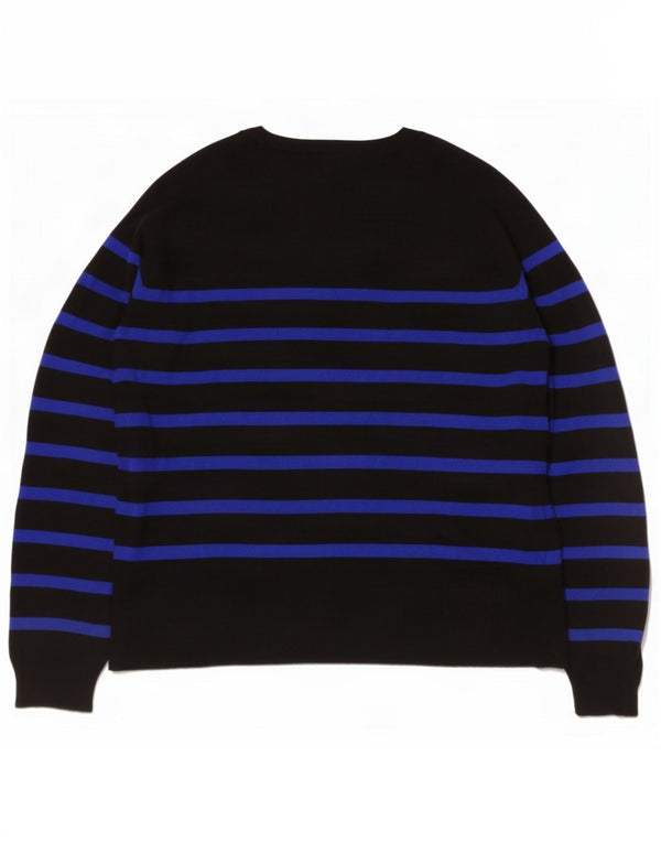 Pulover pentru damă Zara, cu gât turnut, UK 10, cu dungi mici, negre